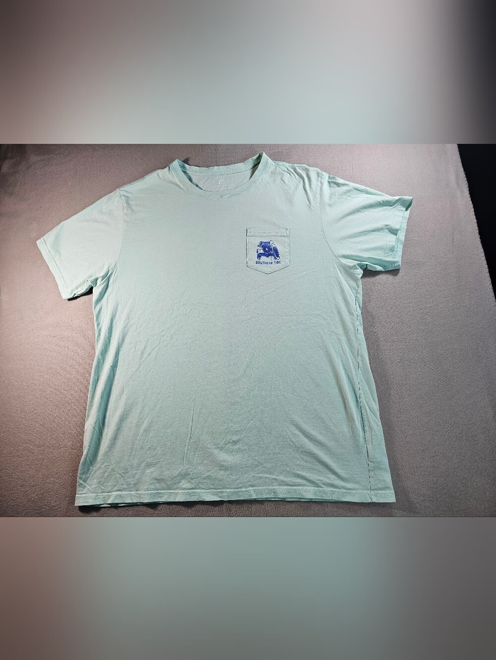 Southern Tide Light Mint Short Sleeve Pocket Tee Size XXL